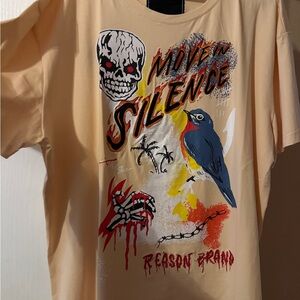 Fashion Nova Beige Graphic Tee